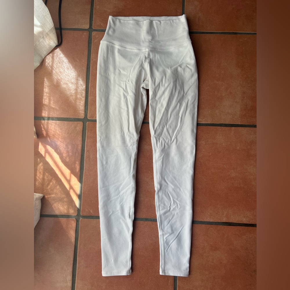 Alo White Leggings